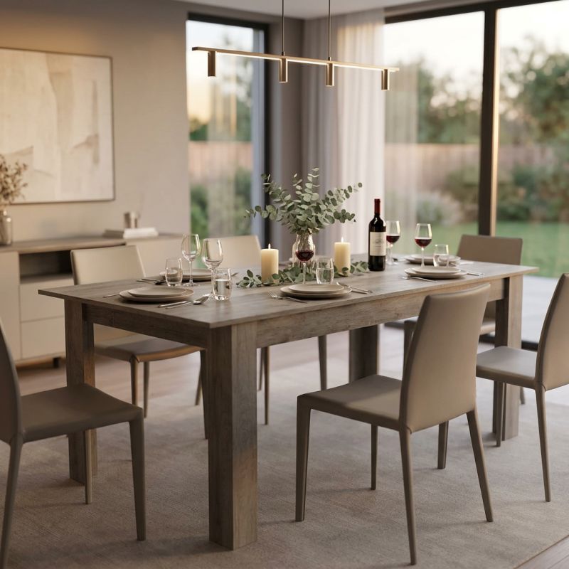 COSTANZO - tavolo da pranzo allungabile moderno