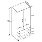 ONORIO - armadio due ante