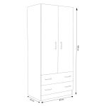 ONORIO - armadio due ante