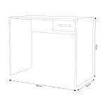 DIOCLEZIANO - scrivania con cassetto