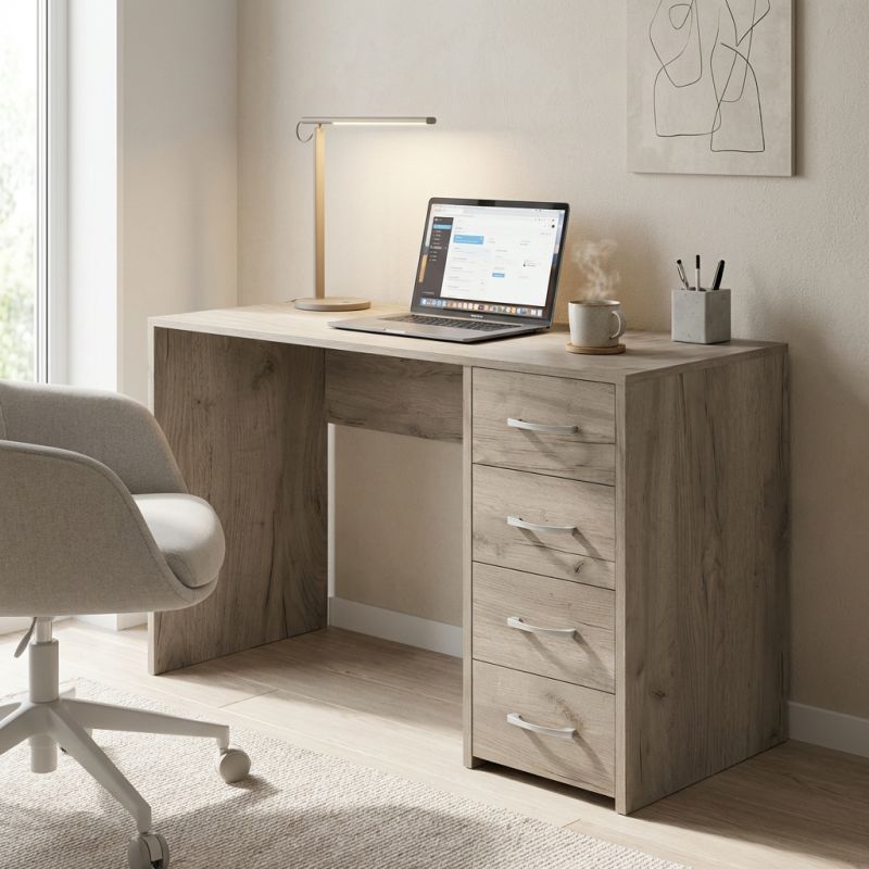 TRACE - scrivania con cassetti