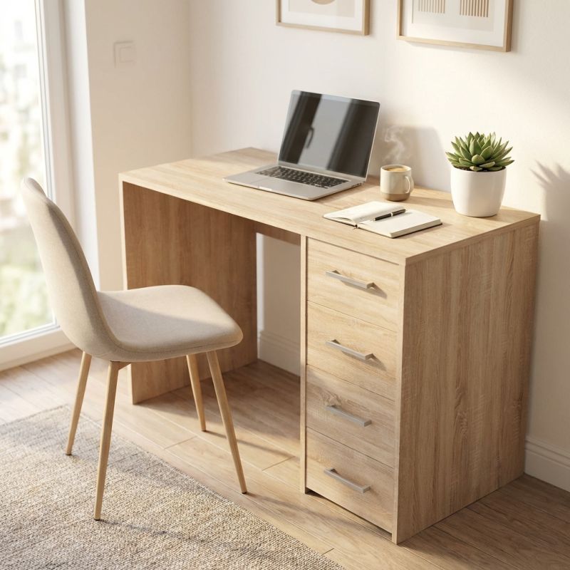 TRACE - scrivania con cassetti