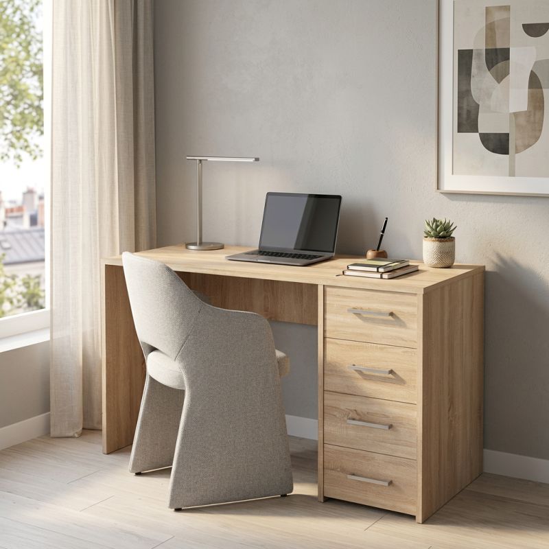 TRACE - scrivania con cassetti