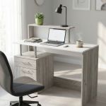 DECIO - scrivania moderna con cassetto