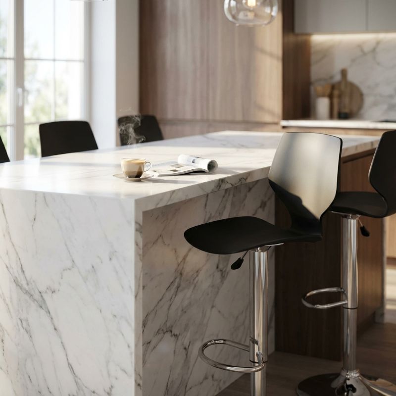 EMMETT - sgabello moderno da bar e sala da pranzo