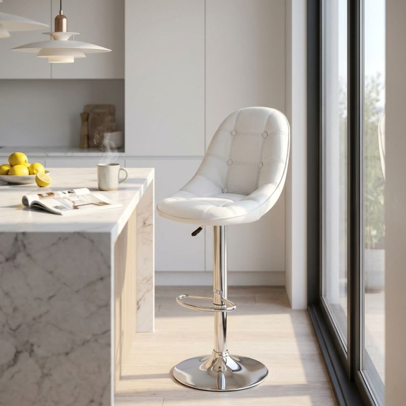 BUFORD - sgabello moderno da bar e sala da pranzo