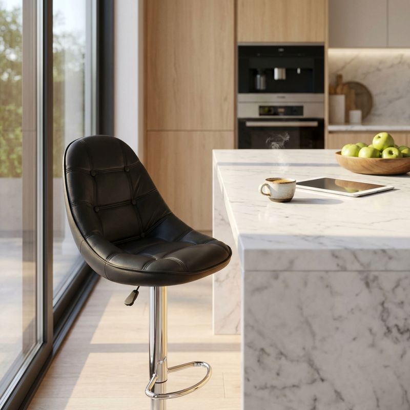 BUFORD - sgabello moderno da bar e sala da pranzo