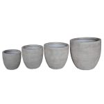 AFELANDRA - set di vasi in fibra sintetica