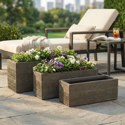 ANEMONE - set di vasi in fibra sintetica