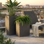 ANTURIO - set di vasi in fibra sintetica