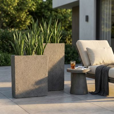 ANTURIO - set di vasi in fibra sintetica