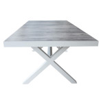 MACCAI - tavolo da giardino in alluminio e gres