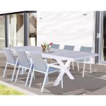 GRES - tavolo da giardino allungabile in alluminio e gres