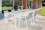 EQUITATUS - tavolo da giardino allungabile in alluminio da 135