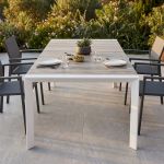 TED - tavolo da giardino allungabile in gres