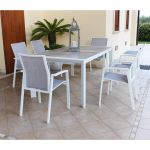 TED - tavolo da giardino allungabile in gres