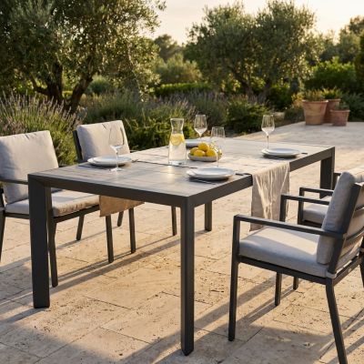 TED - tavolo da giardino allungabile in gres