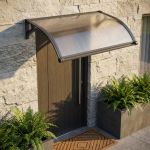 YUMI - pensilina in policarbonato porta ingresso