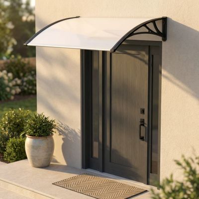 SAKURA - pensilina in policarbonato porta ingresso