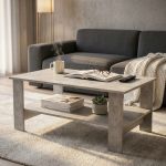 BERRY - tavolino da salotto moderno cm 100 x 55 x 41 h