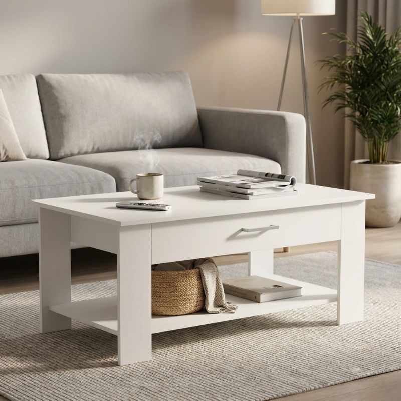 BERRY - tavolino da salotto moderno cm 110 x 60 x 44 h