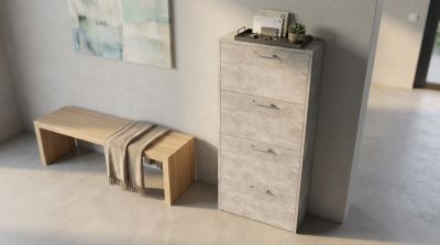 GINKO - scarpiera 4 ante a ribalta