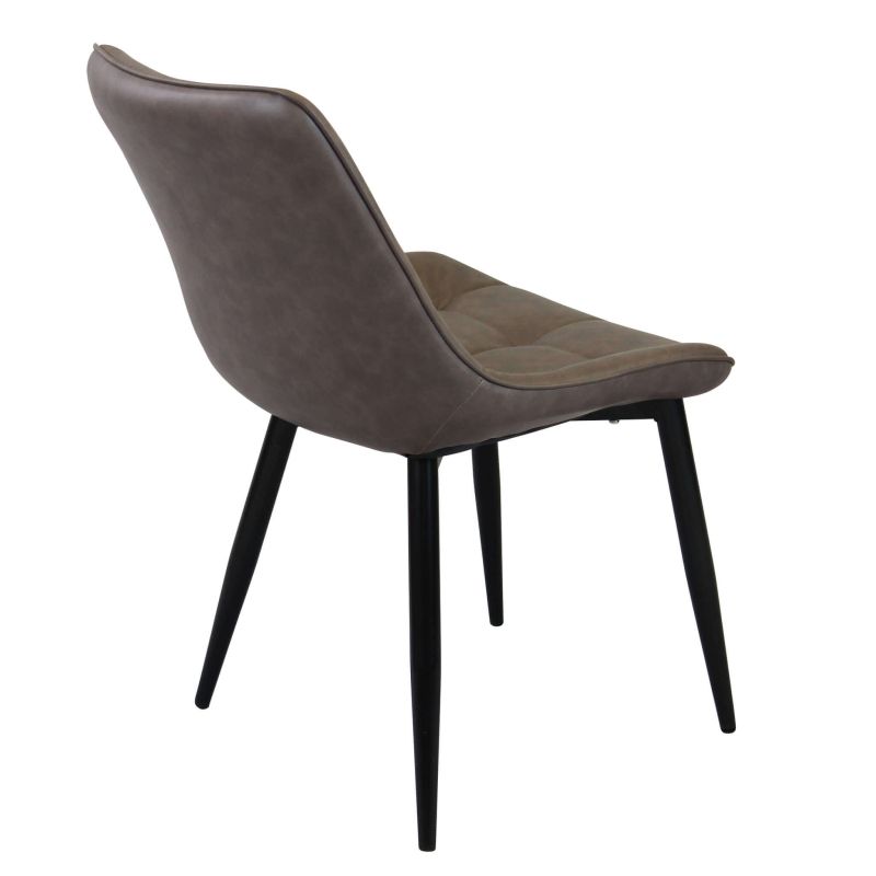 WINTER - poltrona imbottita per sala da pranzo in ecopelle