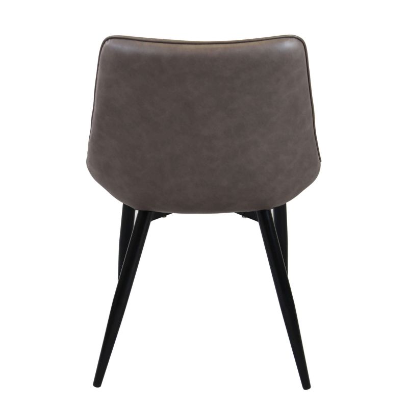 WINTER - poltrona imbottita per sala da pranzo in ecopelle