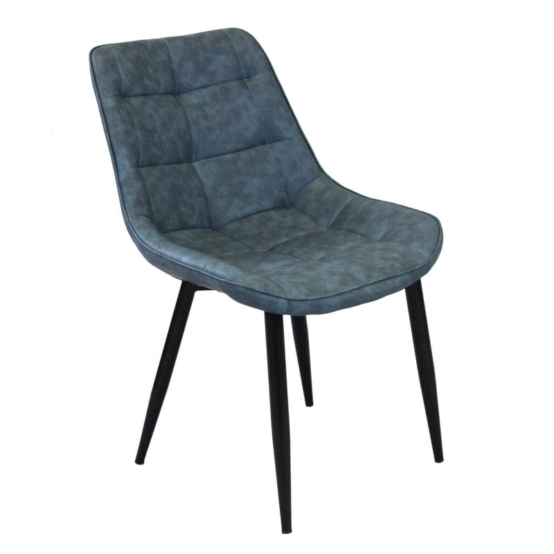 WINTER - poltrona imbottita per sala da pranzo in ecopelle