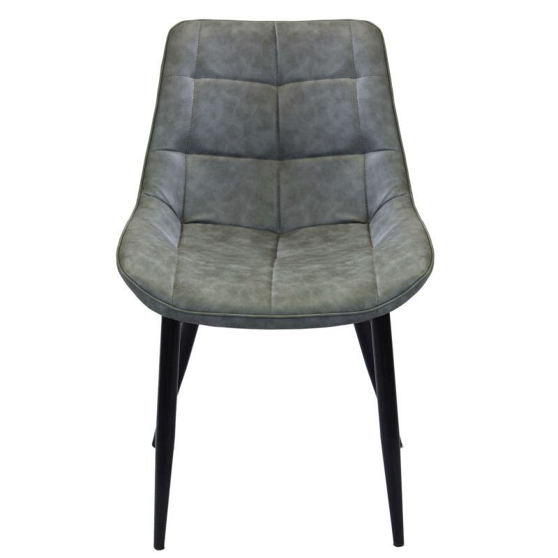 WINTER - poltrona imbottita per sala da pranzo in ecopelle