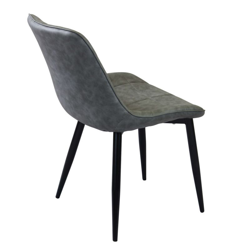 WINTER - poltrona imbottita per sala da pranzo in ecopelle