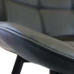 WINTER - poltrona imbottita per sala da pranzo in ecopelle