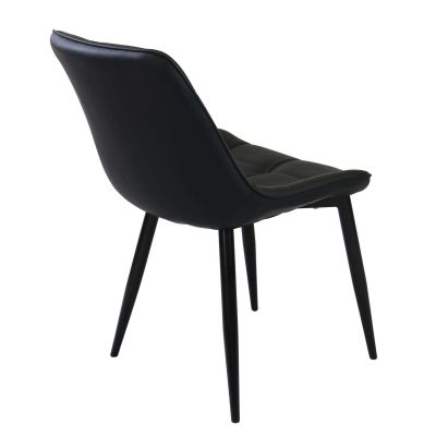 WINTER - poltrona imbottita per sala da pranzo in ecopelle