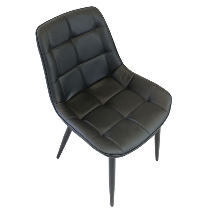 WINTER - poltrona imbottita per sala da pranzo in ecopelle