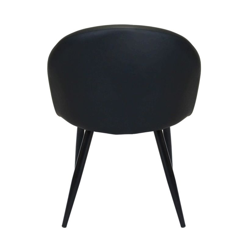 PRINCE - poltrona imbottita per sala da pranzo in ecopelle