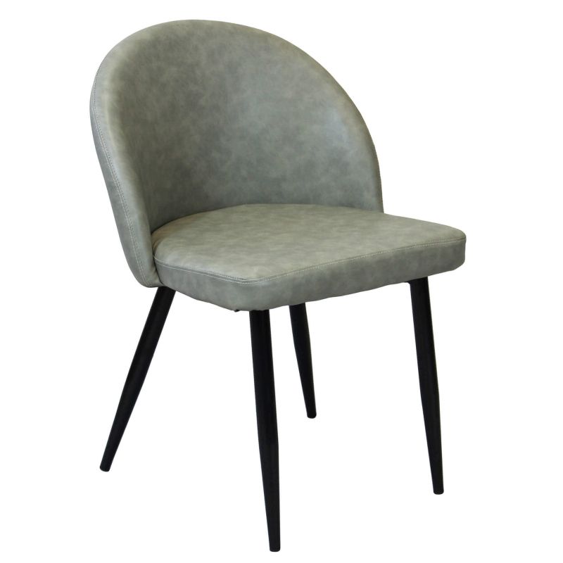 PRINCE - poltrona imbottita per sala da pranzo in ecopelle