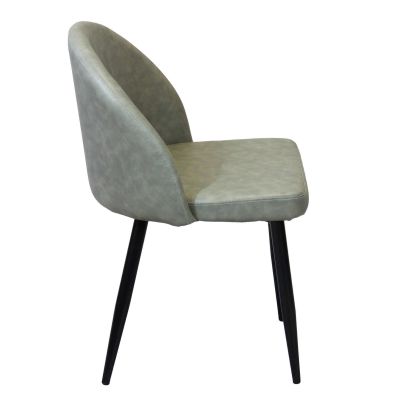 PRINCE - poltrona imbottita per sala da pranzo in ecopelle