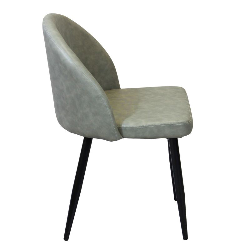 PRINCE - poltrona imbottita per sala da pranzo in ecopelle