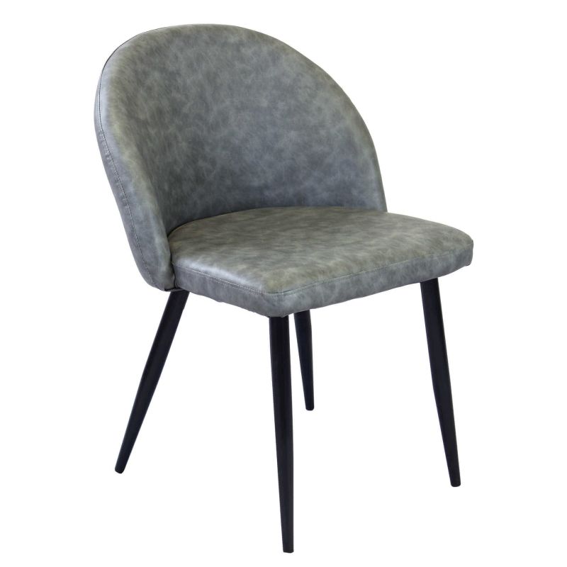 PRINCE - poltrona imbottita per sala da pranzo in ecopelle