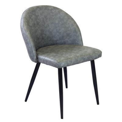 PRINCE - poltrona imbottita per sala da pranzo in ecopelle