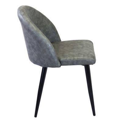 PRINCE - poltrona imbottita per sala da pranzo in ecopelle