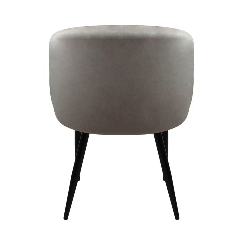 ALADIN - poltrona imbottita per sala da pranzo in velluto