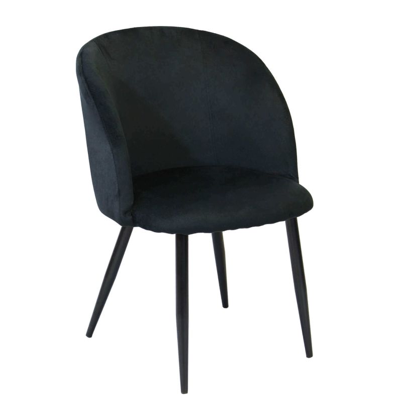 ALADIN - poltrona imbottita per sala da pranzo in velluto