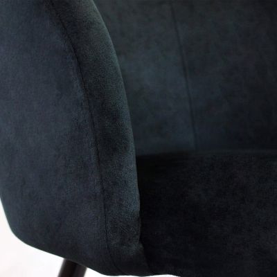 ALADIN - poltrona imbottita per sala da pranzo in velluto