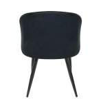 ALADIN - poltrona imbottita per sala da pranzo in velluto