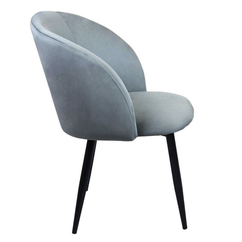 ALADIN - poltrona imbottita per sala da pranzo in velluto