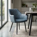 SANDY - poltrona imbottita per sala da pranzo in ecopelle