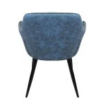 SANDY - poltrona imbottita per sala da pranzo in ecopelle