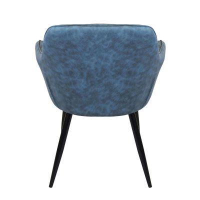 SANDY - poltrona imbottita per sala da pranzo in ecopelle