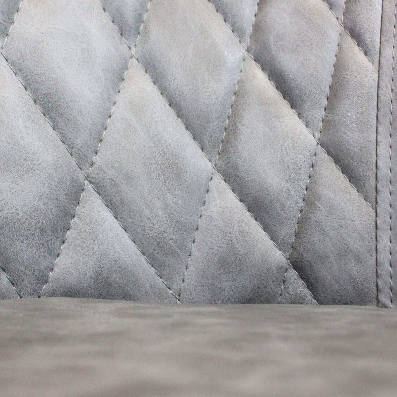 SANDY - poltrona imbottita per sala da pranzo in ecopelle